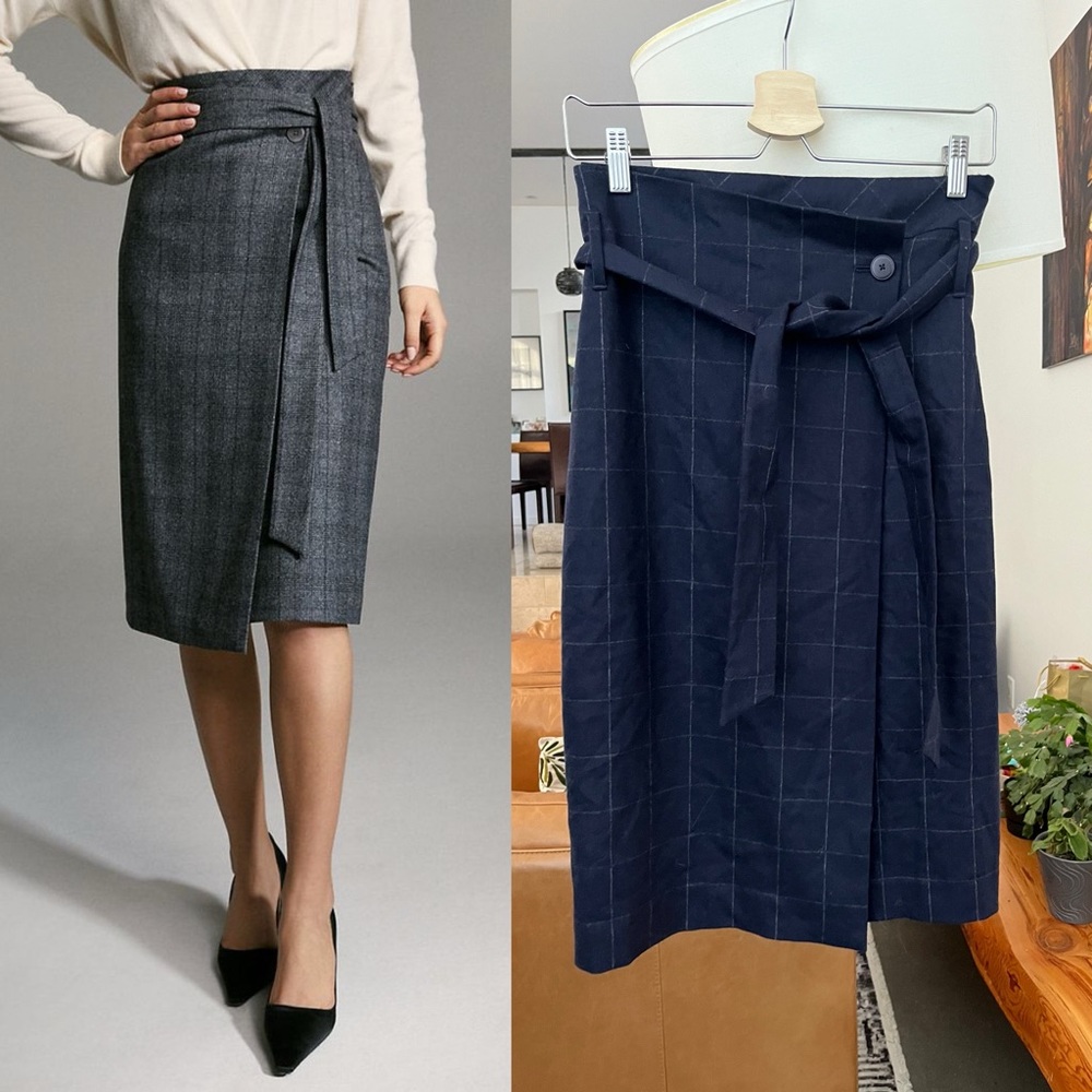Aritzia Wool Pencil Skirt